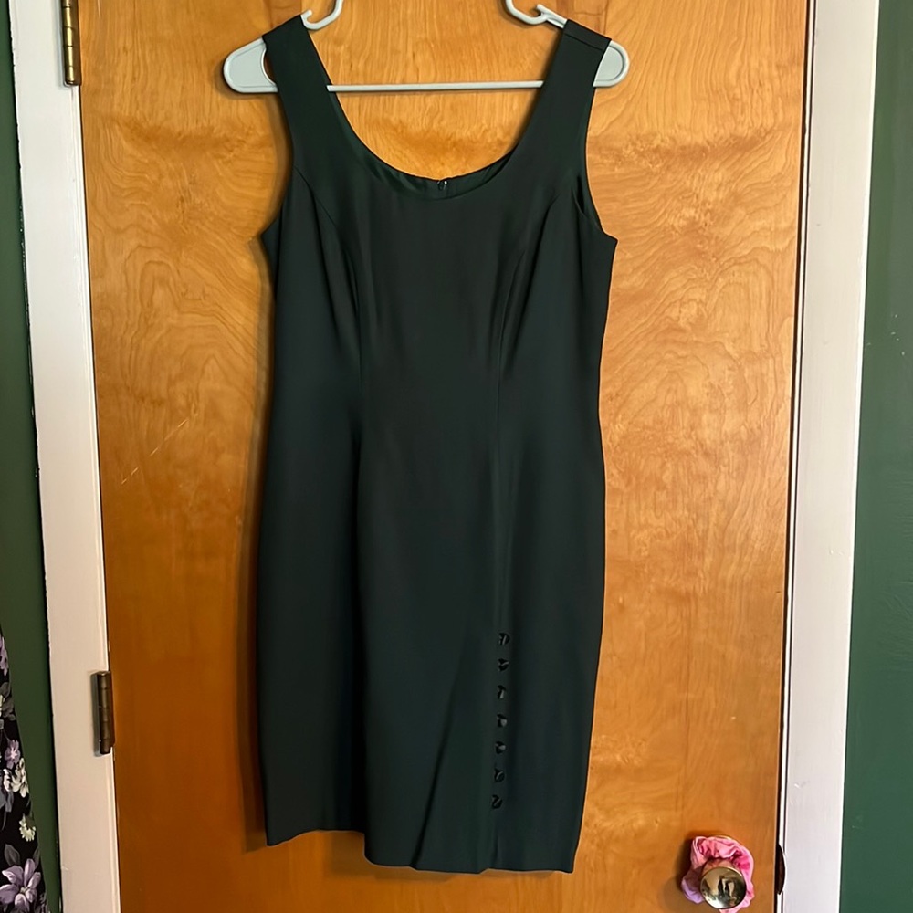 Green vintage dress